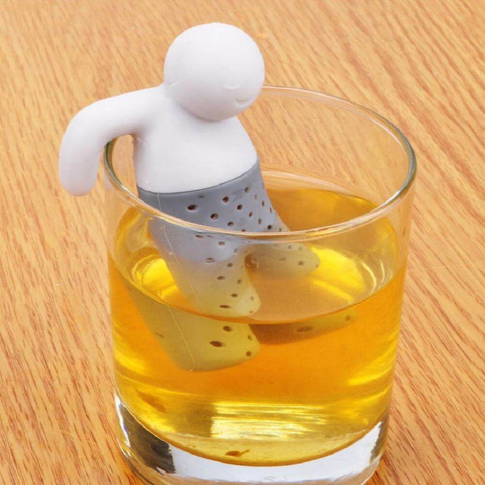 Sjarmerende silikon teinfuser for løsbladste; et morsomt og praktisk kjøkkenutstyr for alle.