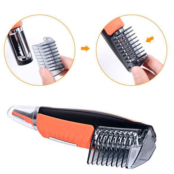 Essentials for personligpleie: Unisex hårtrimmer for ansikt og kropp, sikrer hygiene og styling.
