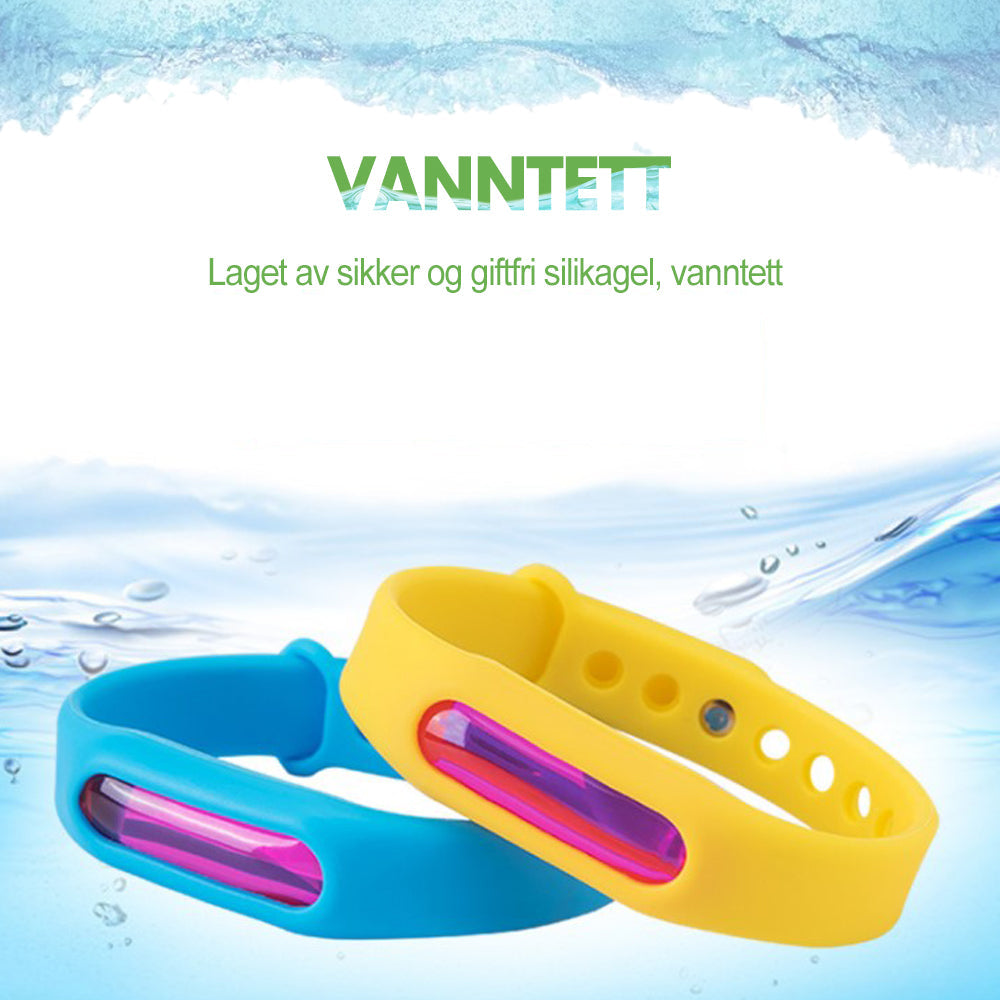 Perfekt sommerutstyr: myggavstøtende armbånd for utendørsaktiviteter og trygg beskyttelse.
