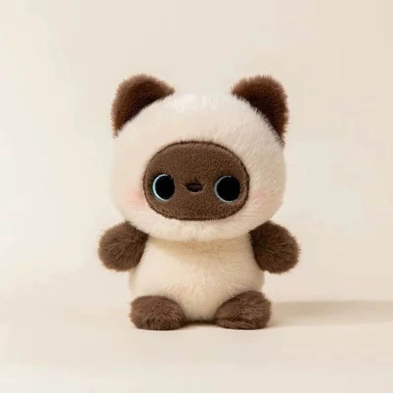 Plysjdyr for barnerom, myke dyr som elefant, panda, kanin.