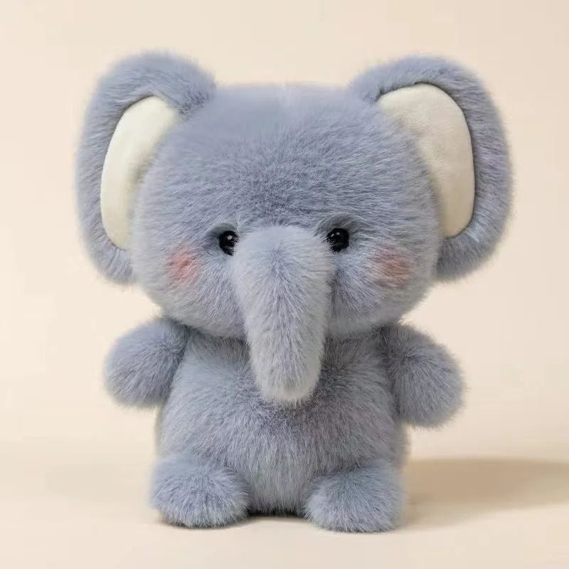 Mykt elefant plysjdyr, ideell gave til barnerommet.