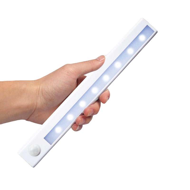 Oppladbar bevegelsessensor lampe. Automatisk LED lys for hjemmet. Trådløs innendørs belysning.