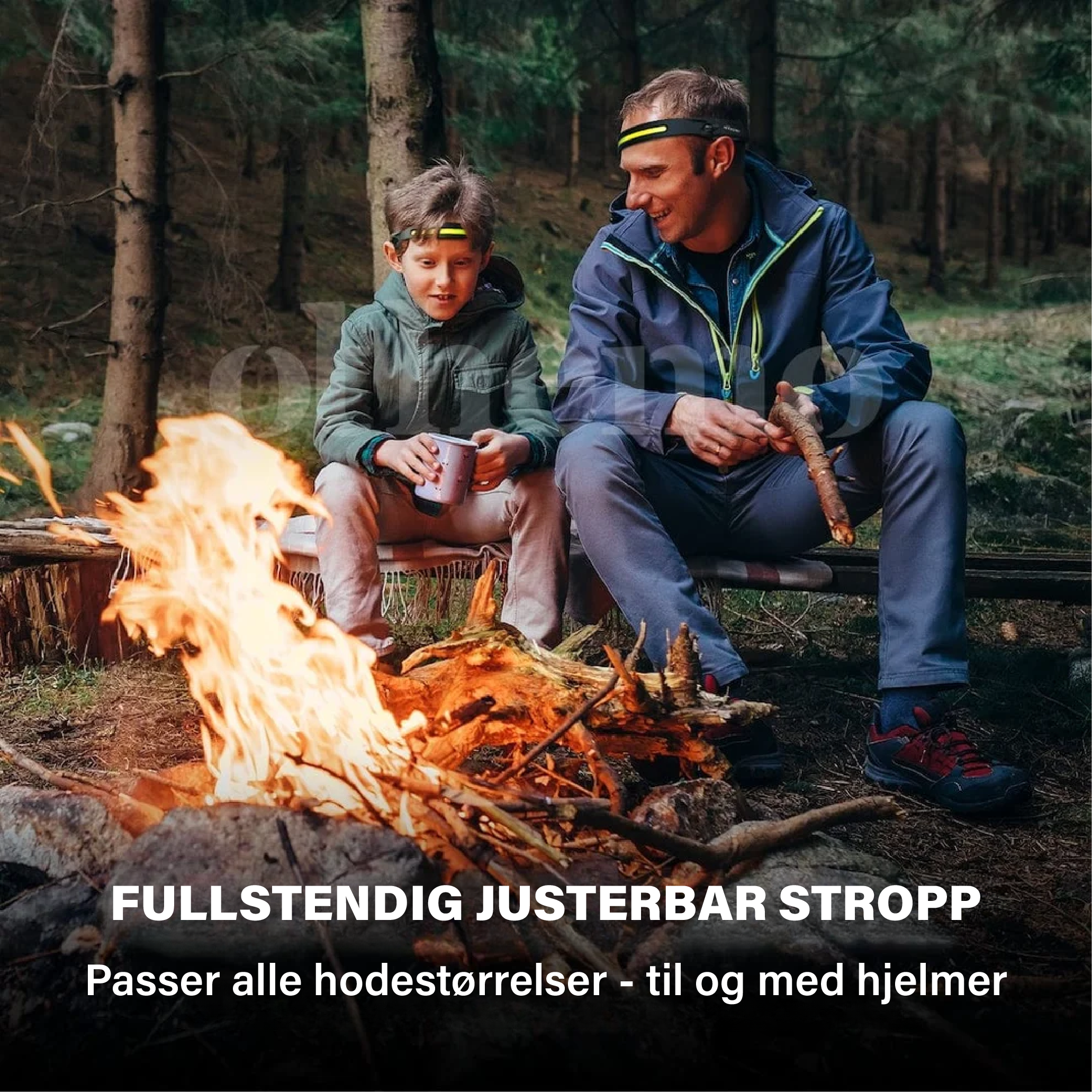 Allsidig Othemo LED-hodelykt: perfekt som arbeidslys, for camping, vedlikehold og mekanikerbruk, vanntett.