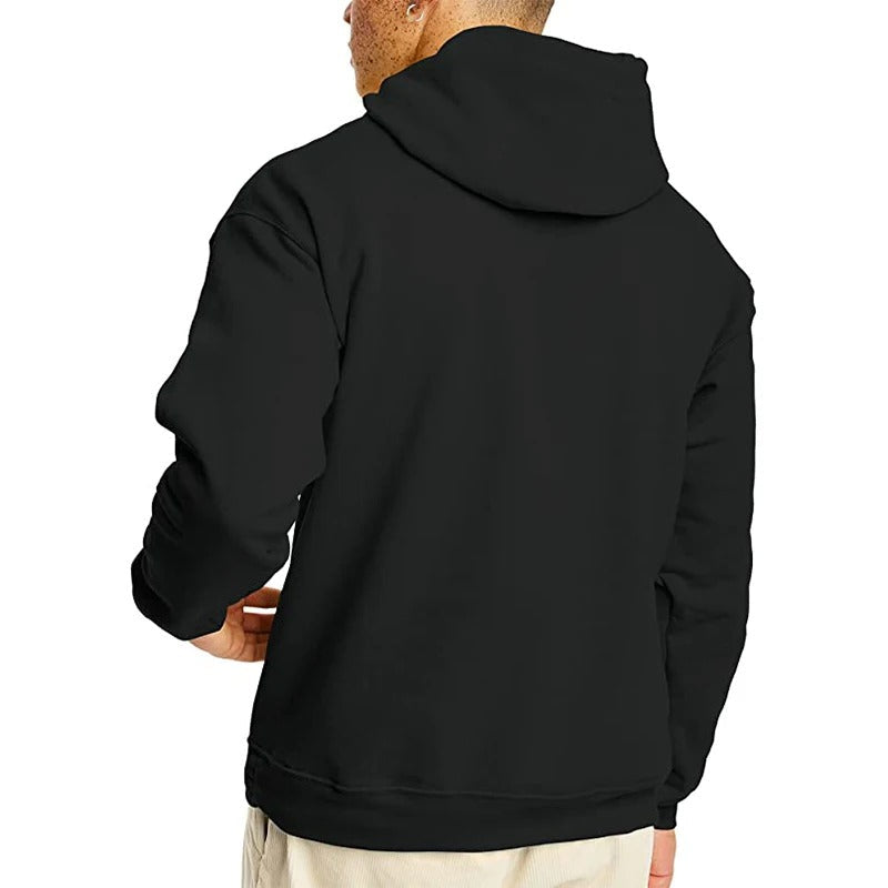 Kvalitets oversized hettegenser i klassisk pullover-stil, komfortabel fritidsklær.