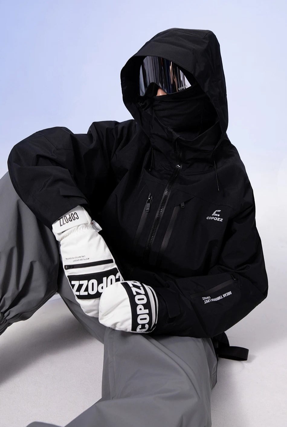 Unisex skihansker for menn og kvinner; termiske, vindtette for snowboard og vintersport.