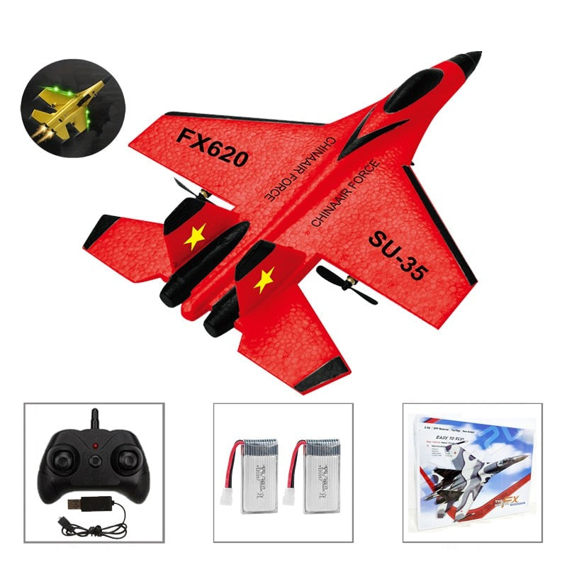 RC flydrone for gutter, gult nybegynner kampfly, ideell gave