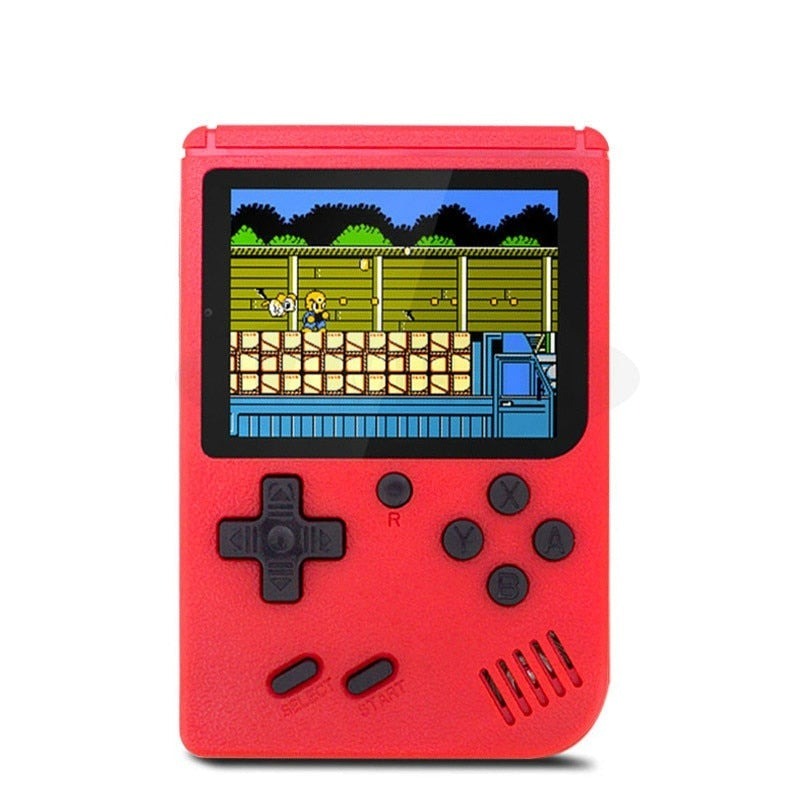 Retro håndholdt spillkonsoll for barn med 400 klassikere, blå modell