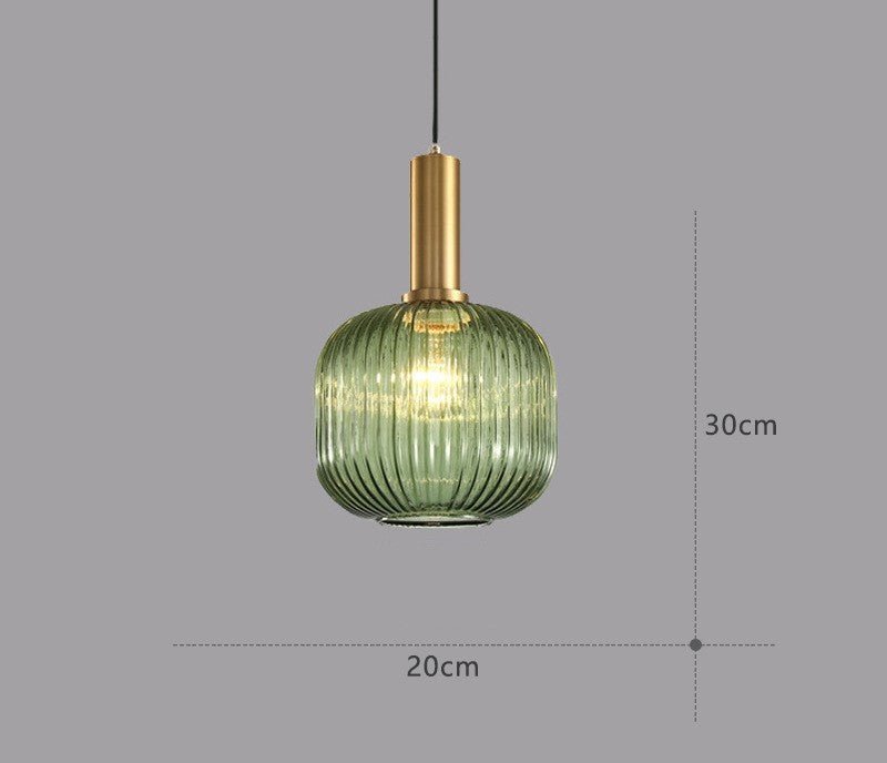Fargerik pendellampe med retro design, perfekt som stemningsfull taklampe.