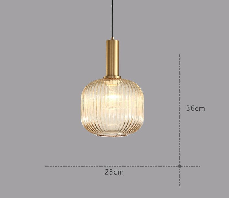 Eklektisk retro taklampe, fargerik pendellampe som gir stemningsfull LED-belysning.