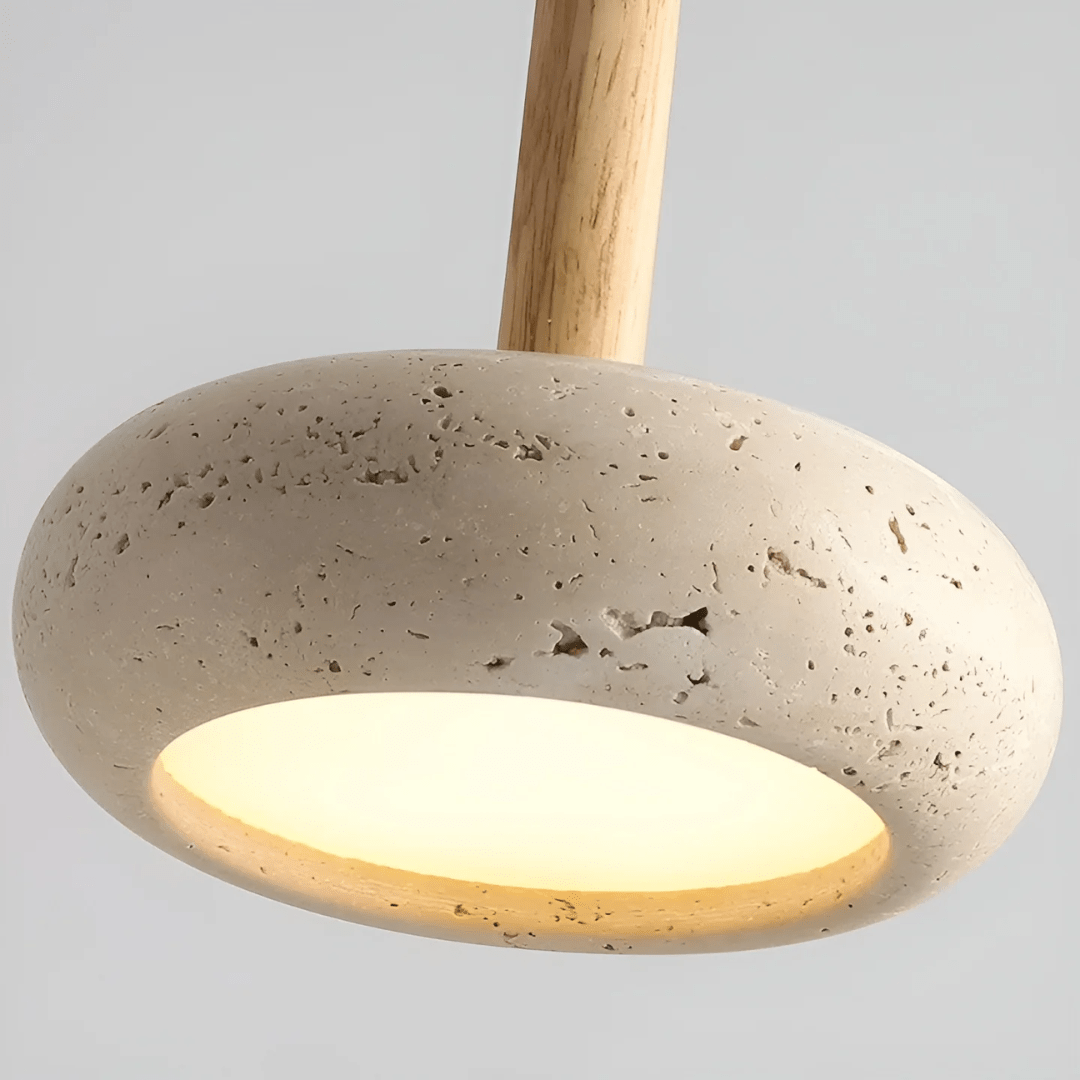 Belysning for hjemmet: Taklampe i retro japansk stil med justerbart LED-lys. Skap din egen atmosfære.