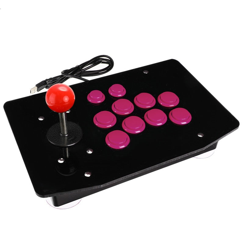 Robust USB arkade joystick for dataspill. Nyt kampespill med ekte retro gamingtilbehør.