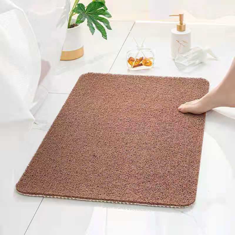 Luffa badematte, sklisikker og hygienisk, perfekt for et tørt baderom
