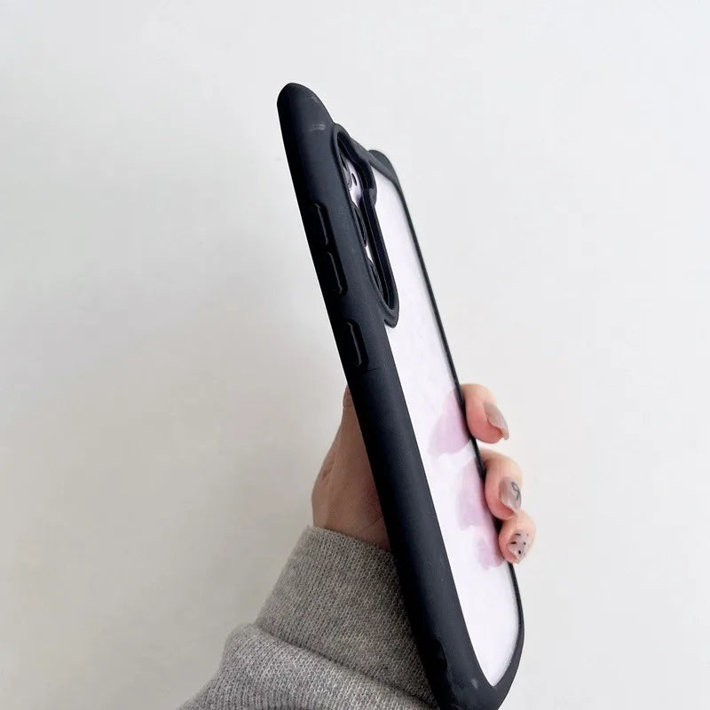 Lekent mobildeksel til Samsung med 3D kattører. Gjennomsiktig, støtsikker og ripebestandig for optimal beskyttelse.