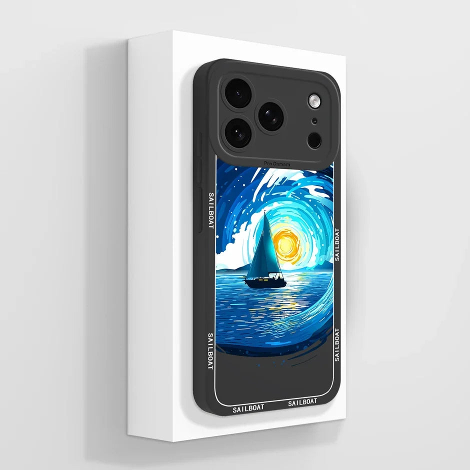 Søtt tegneserie mobildeksel for iPhone 17 i TPU. Leken beskyttelse med slank design og ripebeskyttelse.