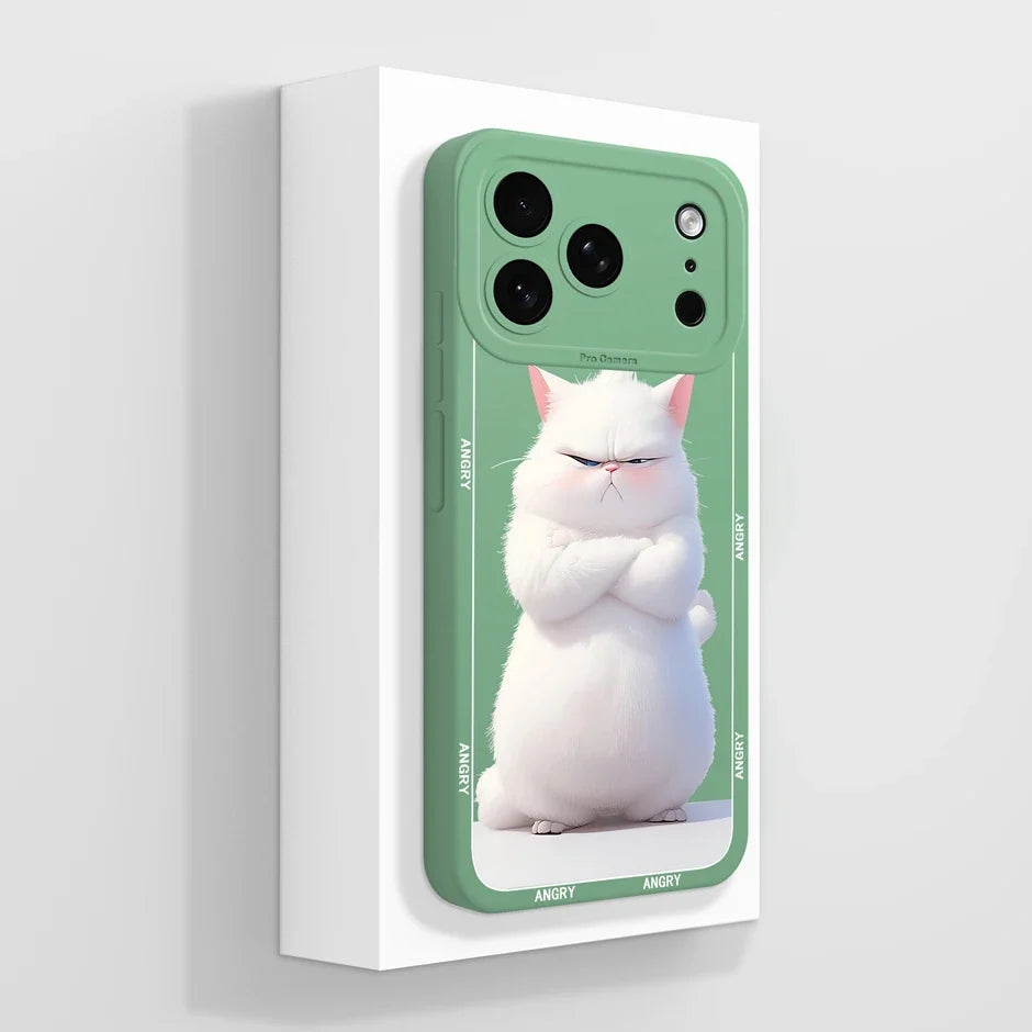 Fargerikt mobildeksel for iPhone 17, tegneserie motiv. Støtsikker TPU og slank design.