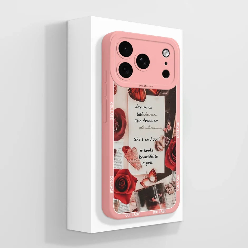 Tegneserie mobildeksel iPhone 17, leken stil. TPU, slank design, gir god beskyttelse.