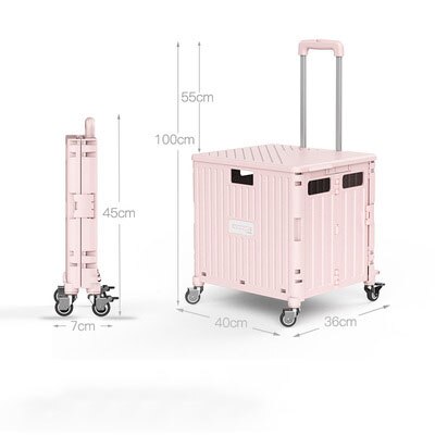 Sammenleggbar tralle brukt til campingutstyr, viser allsidighet og praktisk transport.