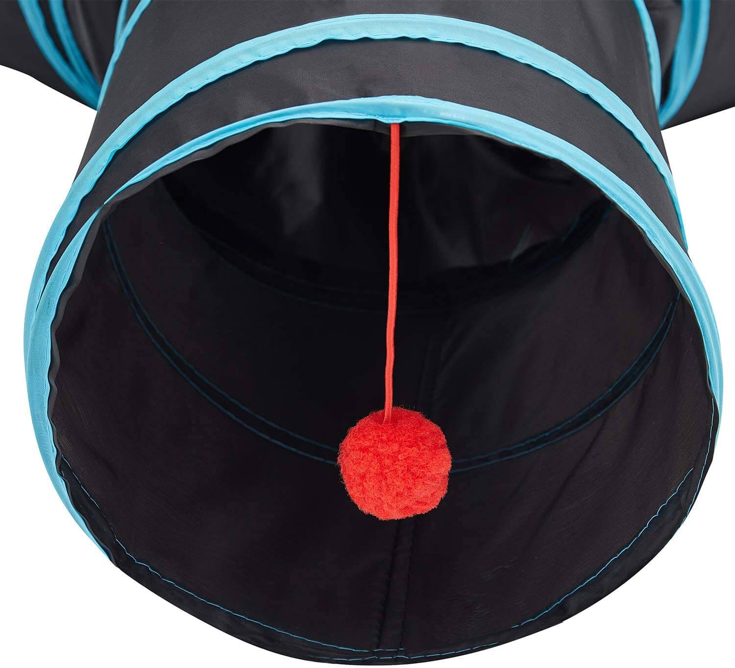 Sammenleggbar katteleketunnel som tilbyr spennende lek og holder katten aktiv.