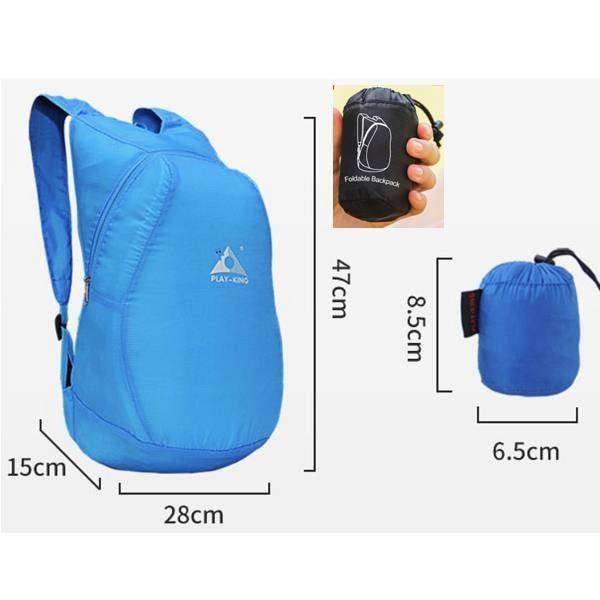 Lettvekt daypack med vanntett design, perfekt for piknik eller sykkelturer. Sammenleggbar funksjon.