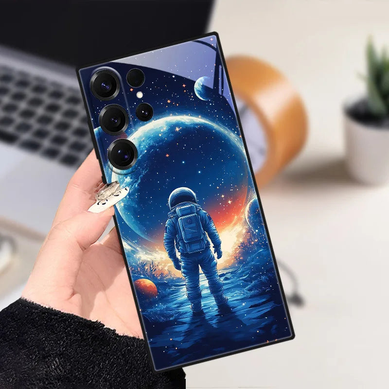 Ugle-motiv telefondeksel til Samsung S25 Ultra, kombinerer personlig stil og beskyttelse.