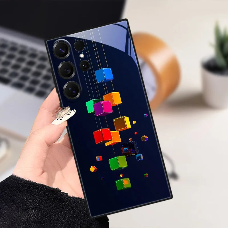 Samsung S25 Ultra deksel med sebra-motiv, forsterket beskyttelse og trendy stil.