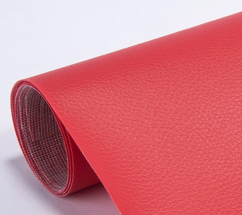 PU-skinnlapp, 50x138 cm, perfekt for reparasjon av bilseter og skinnvesker.