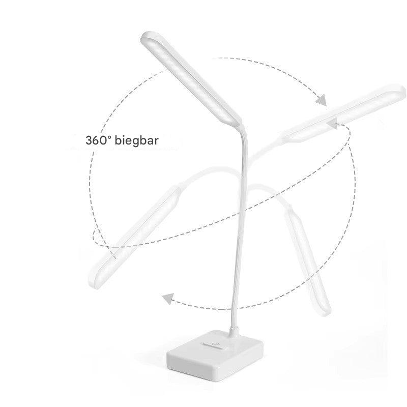 Ergonomisk arbeidslampe med fleksibel arm og tilpassbare lysfarger for komfortabelt hjemmekontor.