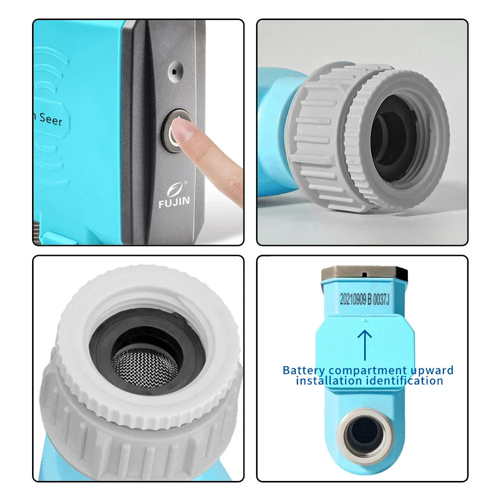 Effektiv vanningstimer med WiFi og Bluetooth for smart hagepleie. Automatisk vanningskontroll utendørs.