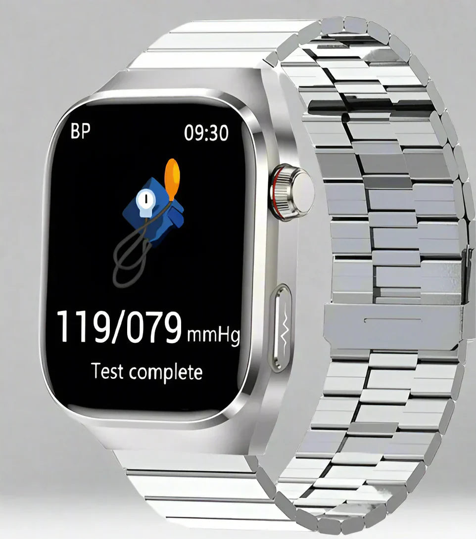 Vanntett smartklokke med AMOLED-skjerm, perfekt for svømming og aktivitet i all slags vær.