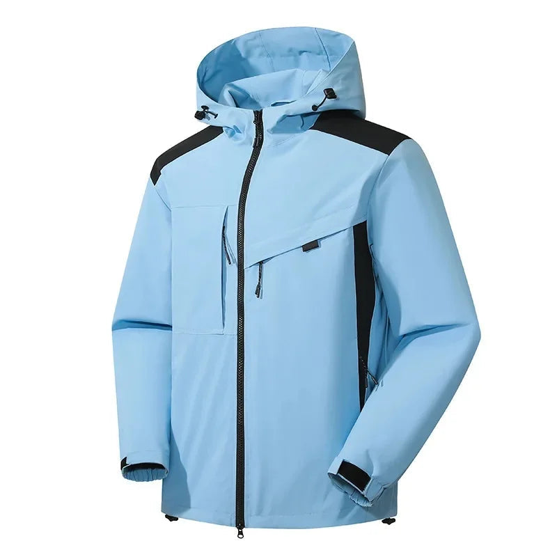 Moderne sporty herre skijakke for uformelle eventyr. Perfekt for ski, fotturer og utendørs bruk.