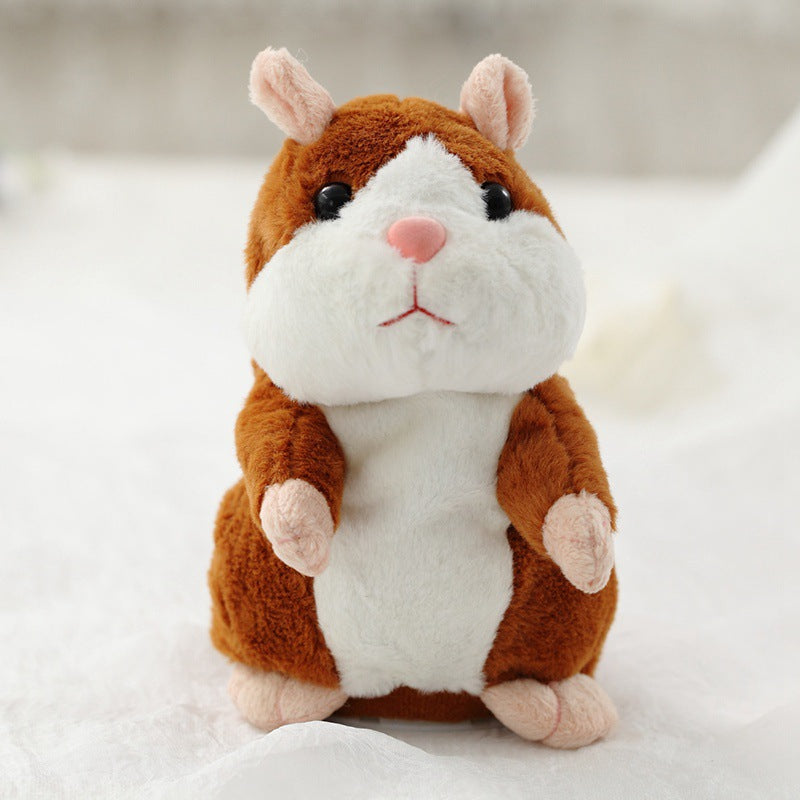 SĂžt snakkende hamster plysjleketĂžy, kosete leketĂžy for tidlig barneutvikling