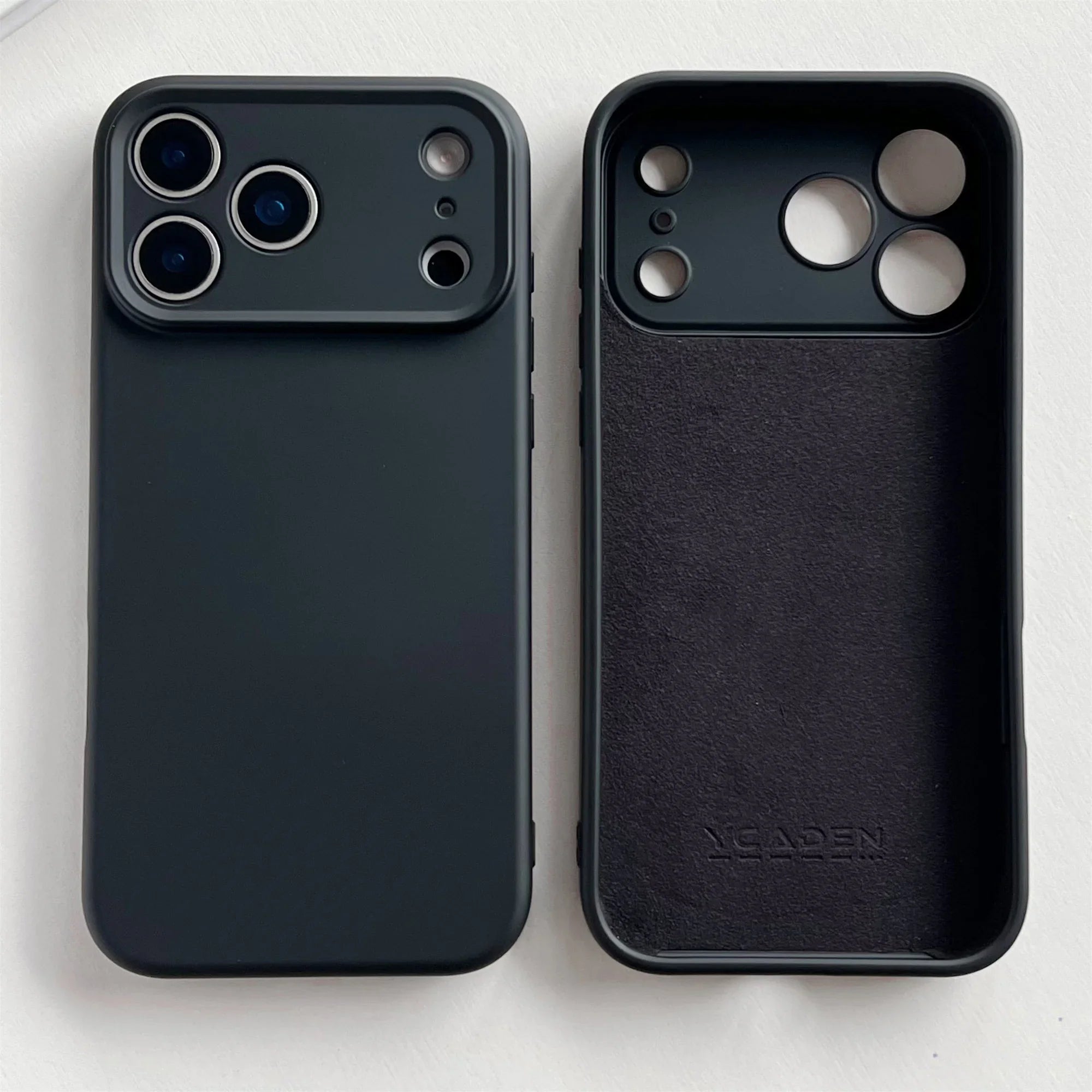 Robust svart iPhone deksel for 16 Pro Max. Gir omfattende støtsikker beskyttelse.