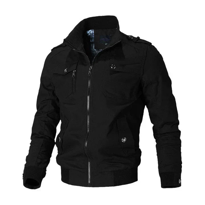 Stilfull herre bomberjakke, perfekt overgangsjakke for vår og høst. Casual herremote for menn.