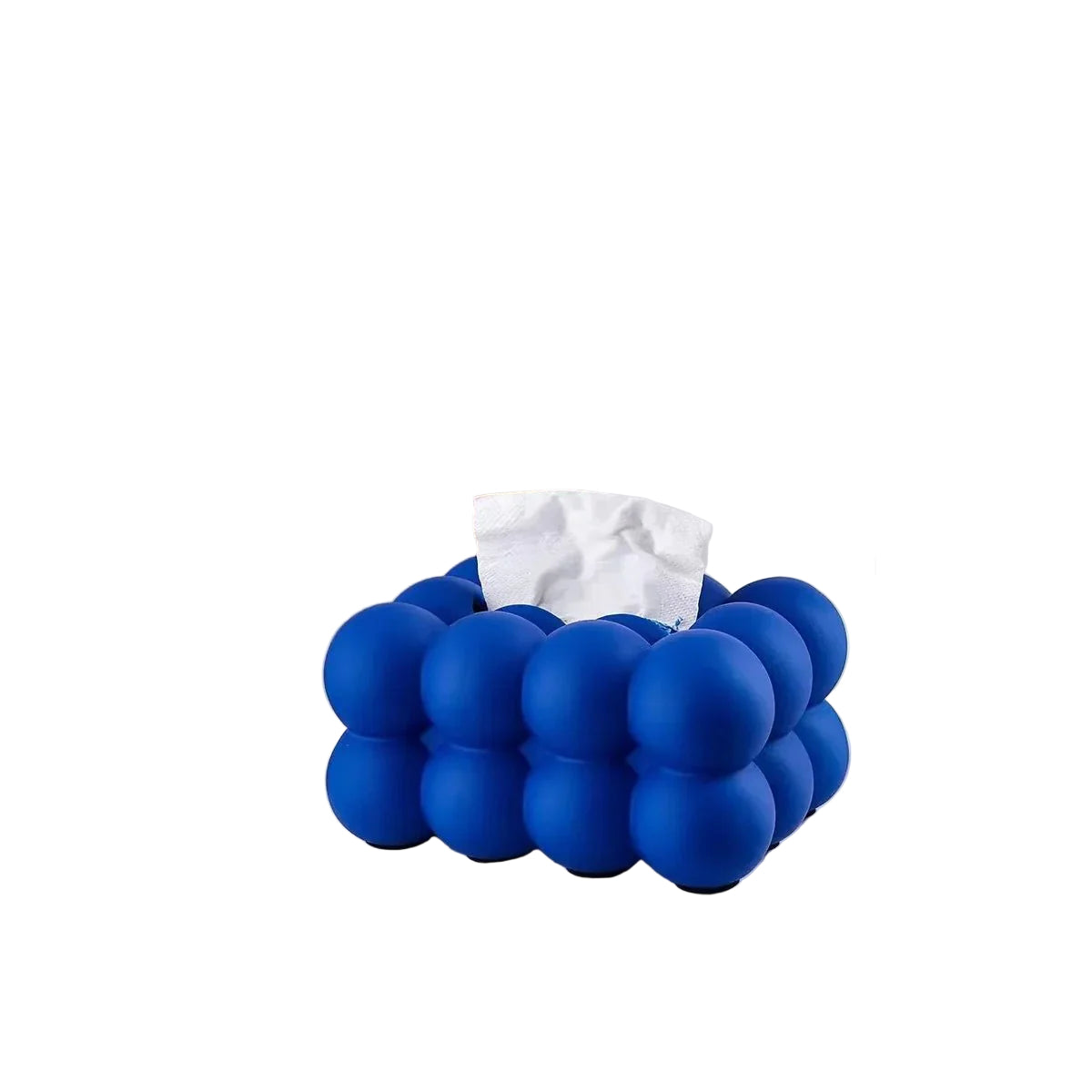 Stilfull vevsboks med unik bobleform i fargerik, moderne design. Perfekt for hjemmedekor og innredning.