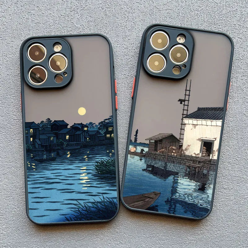 iPhone deksel med estetisk design. Perfekt for telefonbeskyttelse og gir et unikt preg.