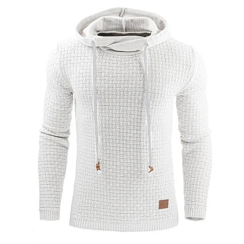 Unisex langermet hettegenser, komfortabel for menn. Avslappet passform for en sporty stil.