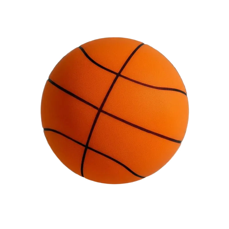 Stillegående innendørs basketball for skånsom trening og dribling i hjemmet, passer alle aldre.