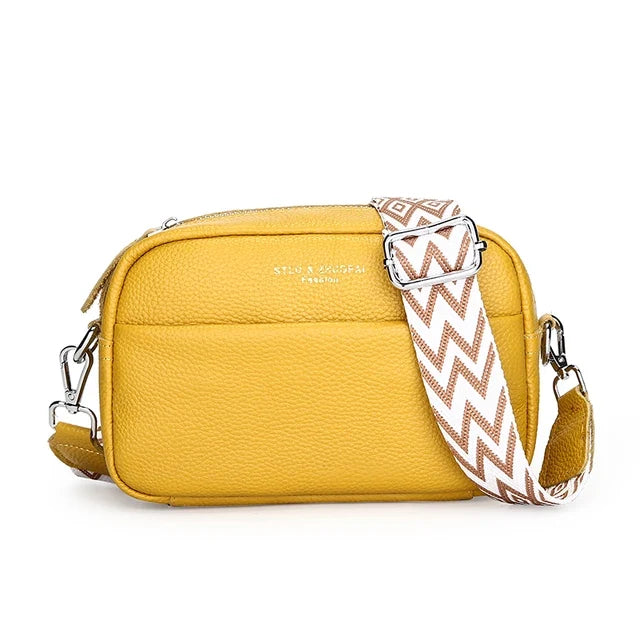 Elegant svart dameveske, perfekt til hverdags eller fest, kan brukes som skulderveske eller crossbody.