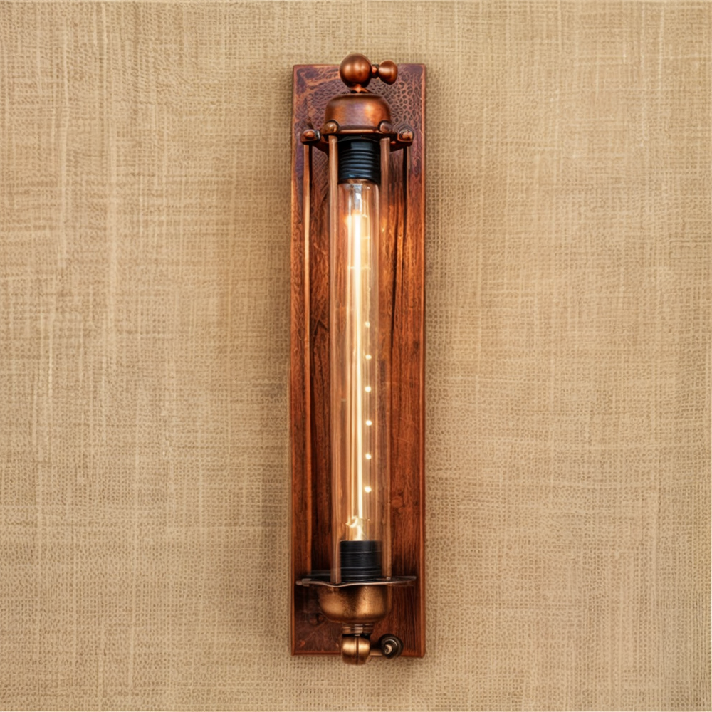Sølv metall vegglampe, tidløs vintage stil, elegant belysning for gang og soverom.