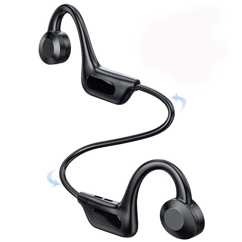 Trådløse beinledningshodetelefoner for sport; open-ear design for optimal komfort under trening.