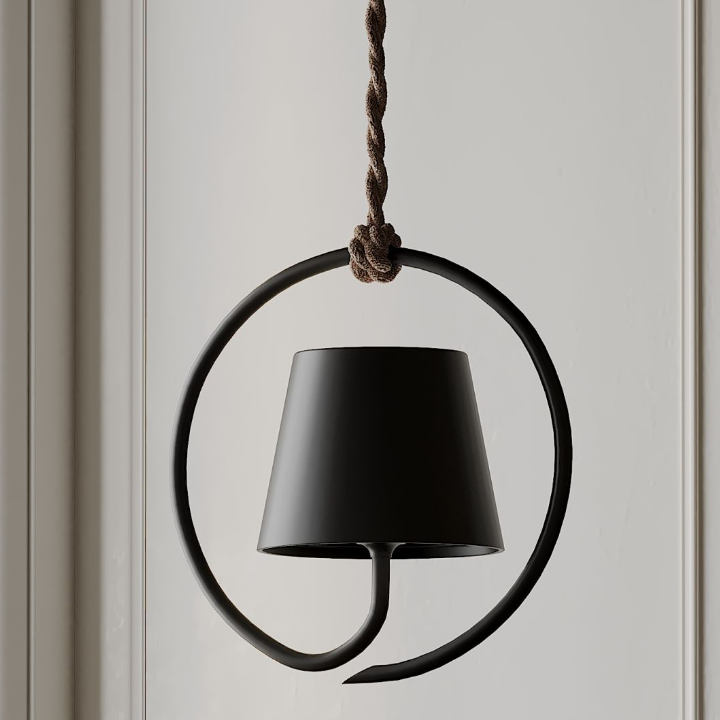 Elegant trådløs dimbar LED hengelampe. Perfekt for å skape koselig atmosfære inne eller ute.