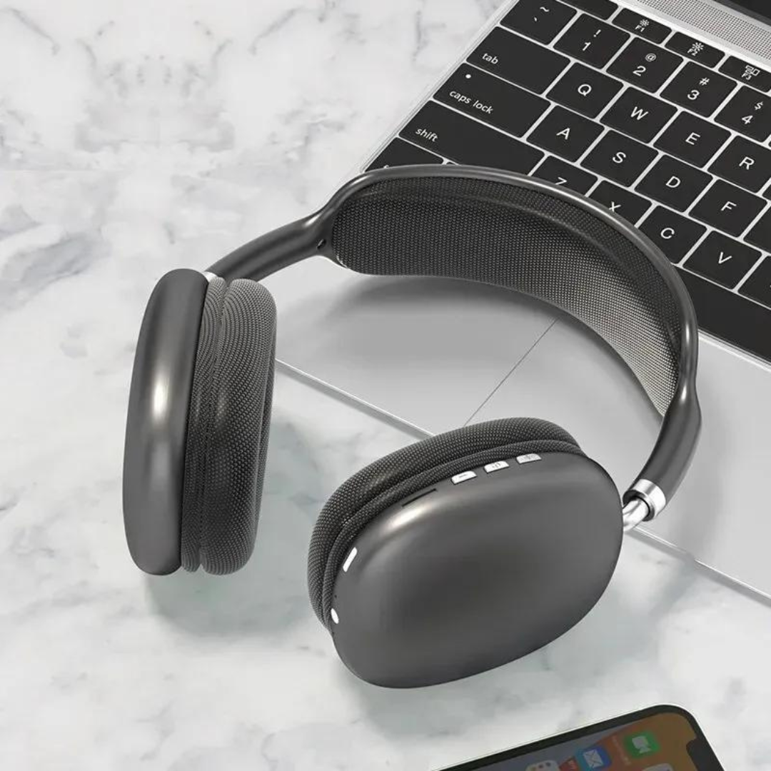 Unisex trådløse Bluetooth-hodetelefoner; allsidige for hverdagsbruk, reise, jobb og fritid med god lyd.
