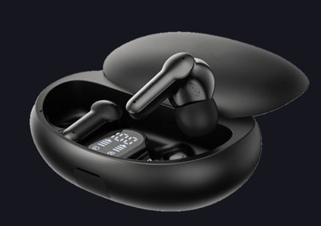 Trådløse ørepropper med lang batteritid, perfekt for musikklytting, trening og lange samtaler.