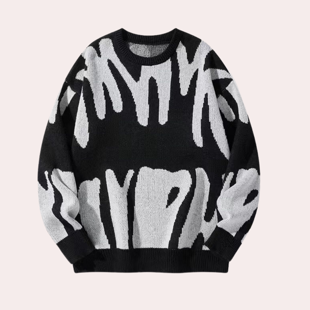 Stilig og allsidig herregenser i strikk, perfekt for maskulin casual stil gjennom alle årstider.