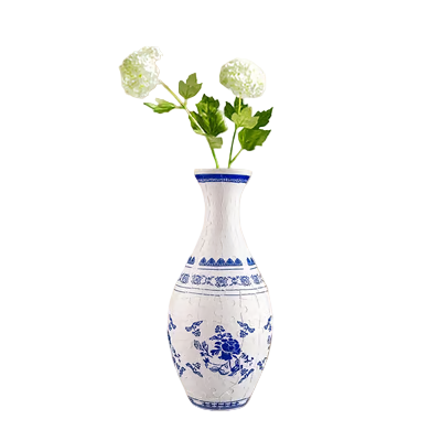Unik 3D puslespillvase for hjemmet. Kreativt DIY monteringssett for moderne interiør.