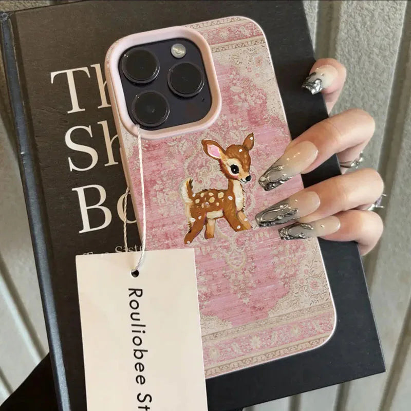 Perfekt gave: stilfullt iPhone 16 Pro deksel med blomsterdesign, unik telefonbeskyttelse.