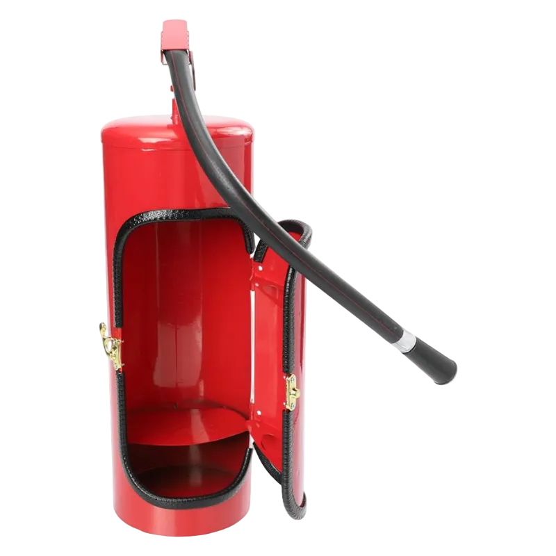Unik brannslukker flaskeholder for vin og champagne. Kreativt vinstativ for hjemmeinnredning og barutstyr.