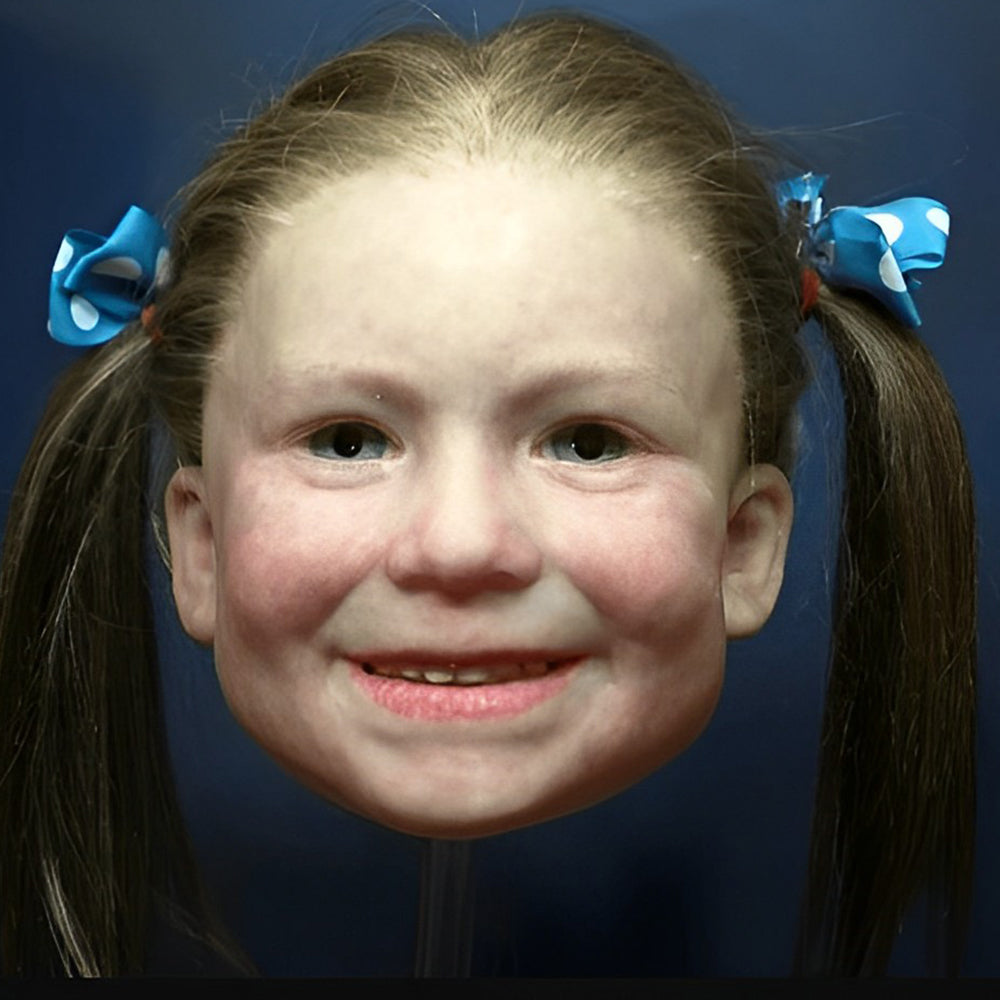 Cosplay ansiktsmaske i lateks for detaljerte karakterer.