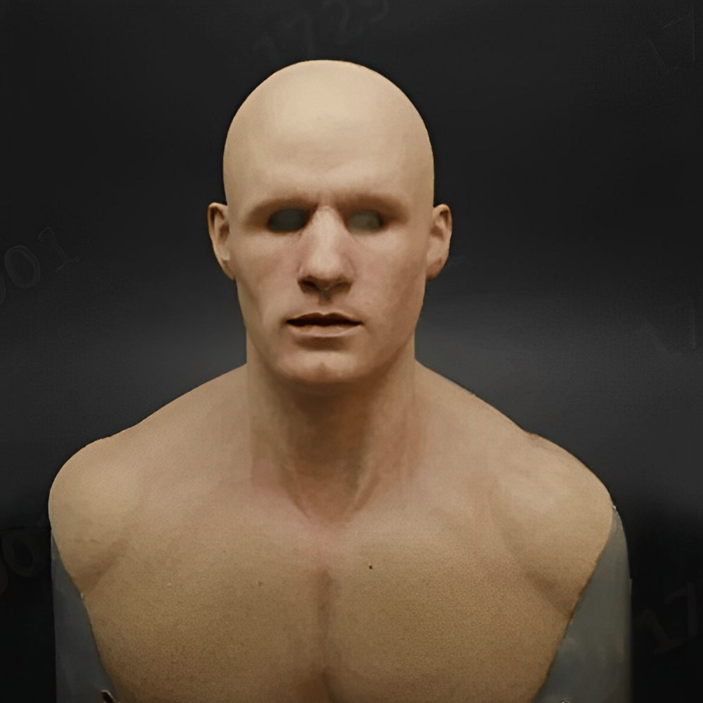 Ansiktsmaske for voksne, ideell for Halloween, cosplay og utkledning.