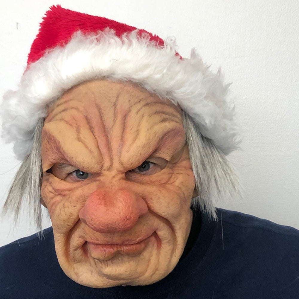 Unisex ansiktsmaske i lateks for en komplett Halloween-look.